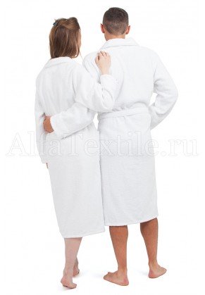 Халат махровый мужской Белый