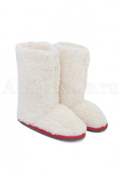 Меховые сапожки на войлоке